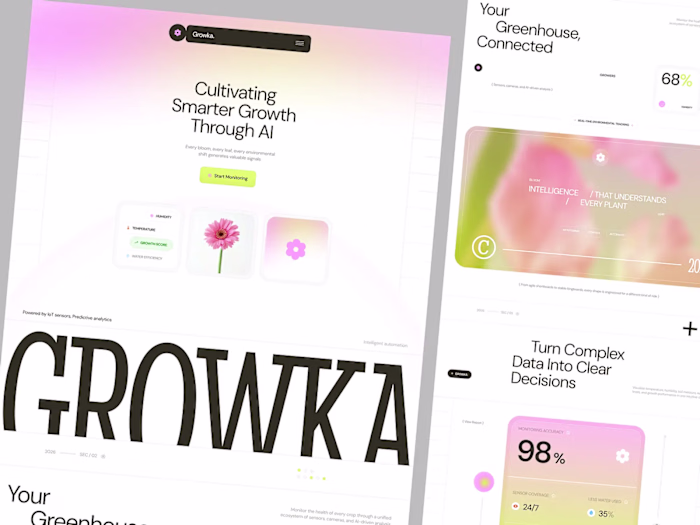 Growka - AI Greenhouse Landing