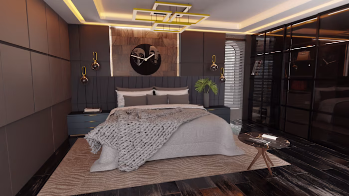 a luxury bedroom