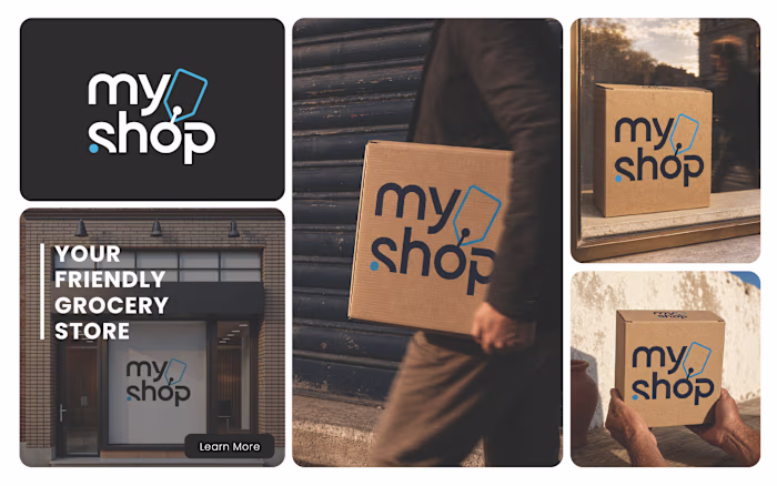 My Shop Brand Mockup