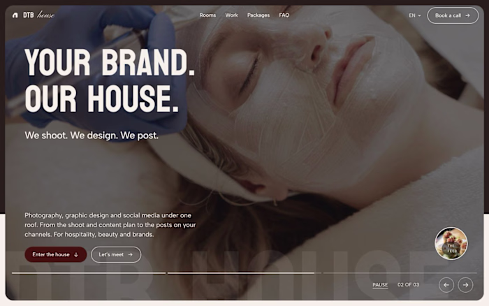 DTB HOUSE — Photography & design website