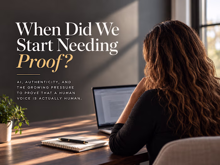 When Did We Start Needing Proof?