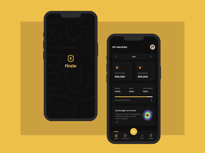 Finzio UX/UI design