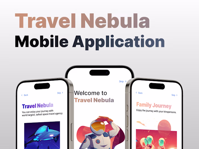 Travel Booking Mobile Application UI Design