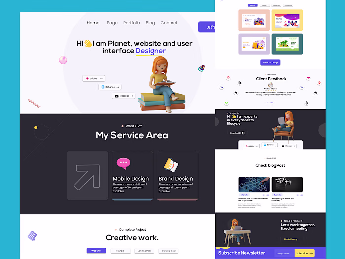Digital Agency Website Design