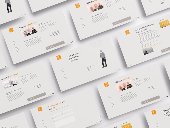 Website for consultant and coach