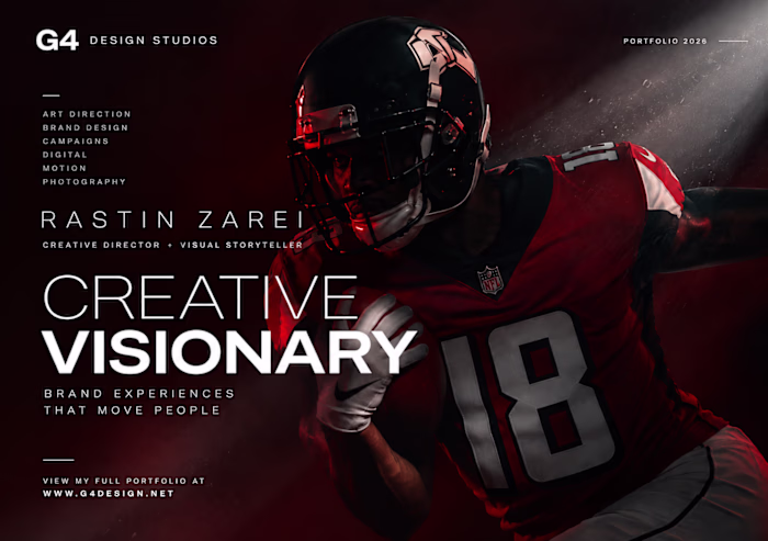 NEW LOOK. SAME CREATIVE VISION.
Excited