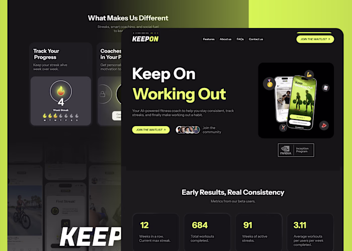 KEEPON Branding and Digital Experience Design