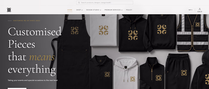 Recently worked on refining a Shopify storefront with a clea...