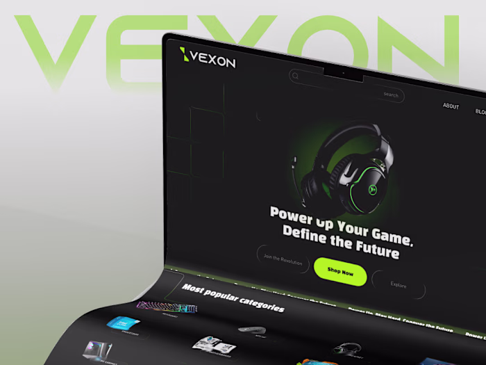 Vexon | UI Design & Branding