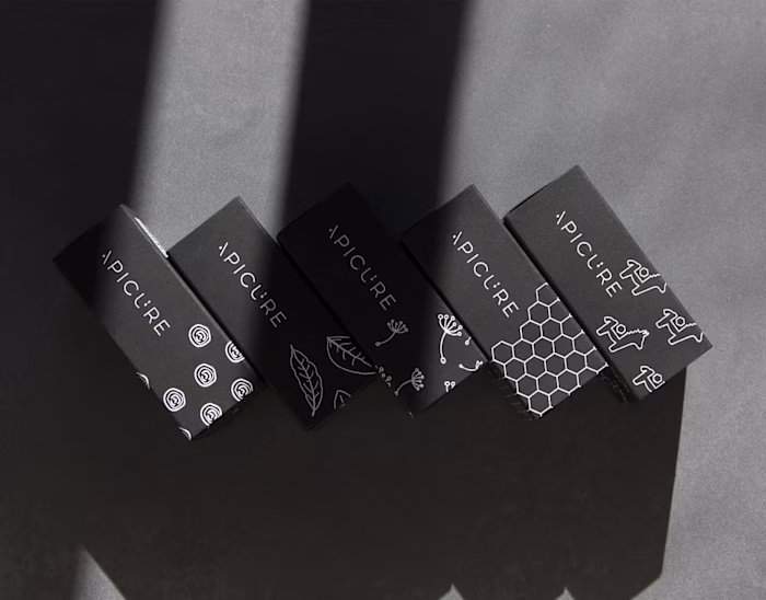 Apicure Soaps - packaging redesign