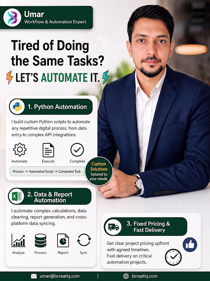 Now offering: Business Process Automation.
I'll