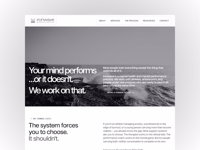 High-Performance Framer Website for Ironwave