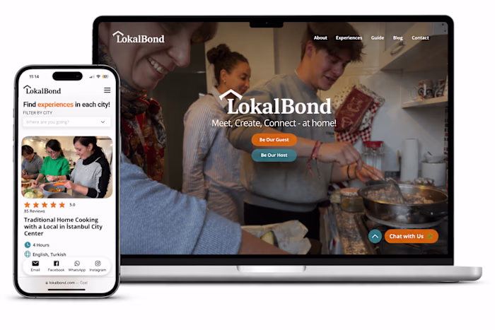 Wix Website Development for LokalBond, 301genc.com, and Sevim