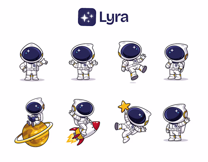 Lyra Character Design & Logo