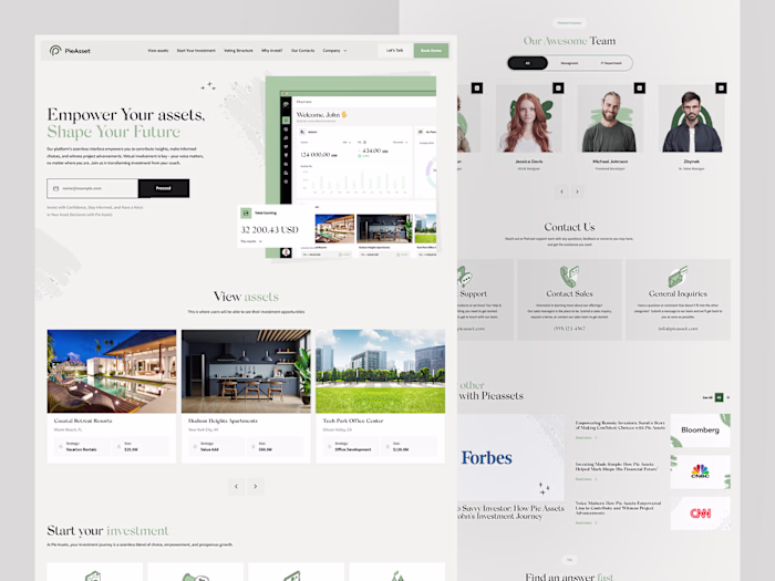 Real Estate Landing Page Design