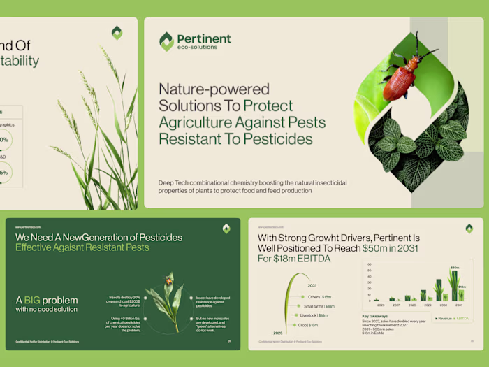 Pertinent - Agritech Pitch Deck