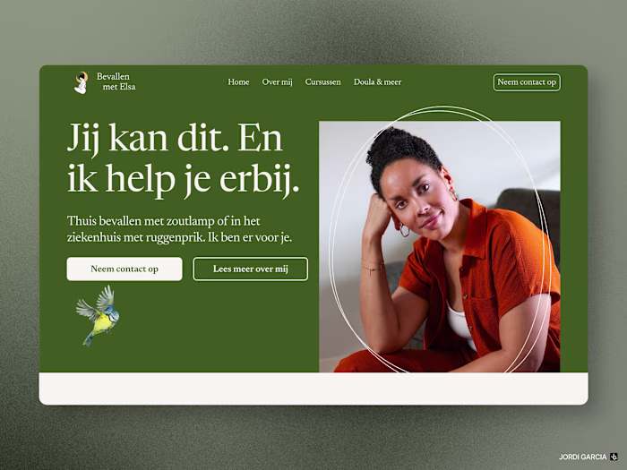 Personal Website Design for Elsa, Doula and Birth Educator