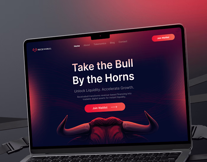RECIEVABULL WEBSITE UI DESIGN