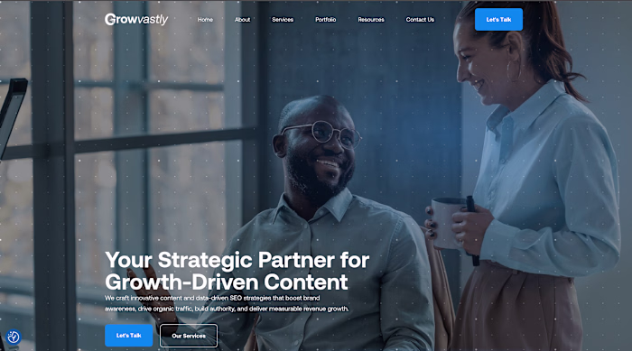 Website Design and Development for Growvastly