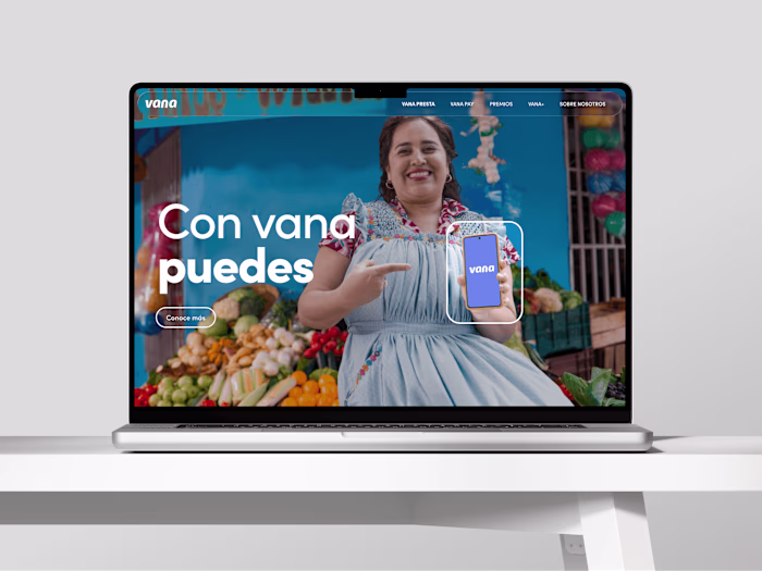 Vana — Framer website for LATAM Fintech Startup