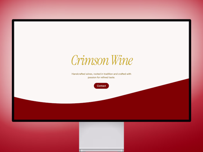 Crimson Wine - Elegant Wine Brand Template