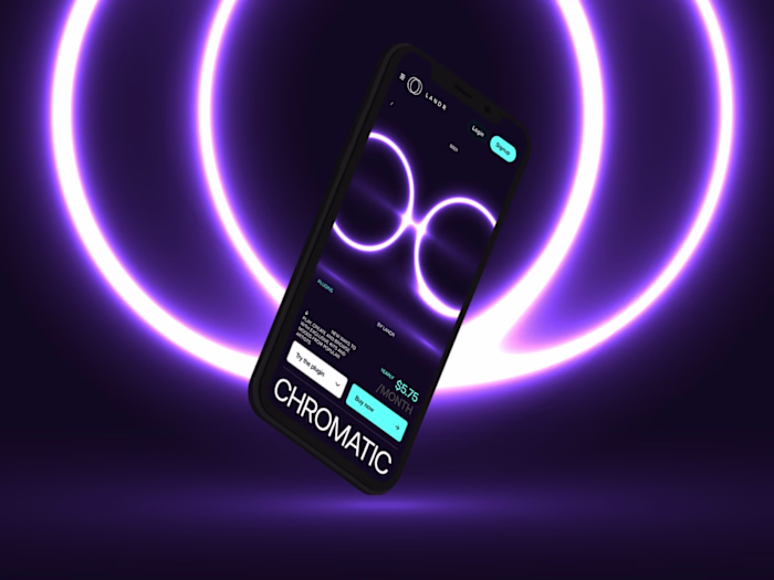 Concept, Art Direction, and UI Design - Landr