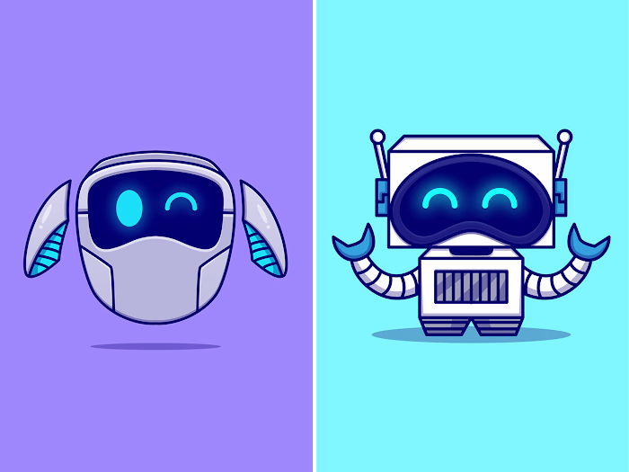 Cute Robot Mascot 