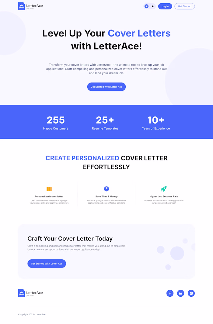 Level Up Your Cover Letter with LetterAce