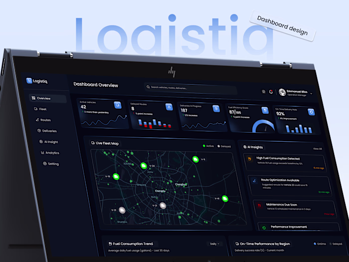 Finally sharing this logistics dashboard