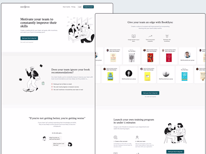 Enabling companies to create book clubs & reading lists