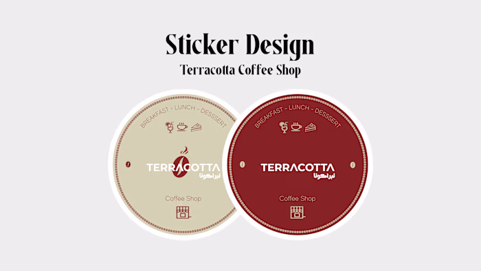 Sticker Design - Coffee Shop Ver