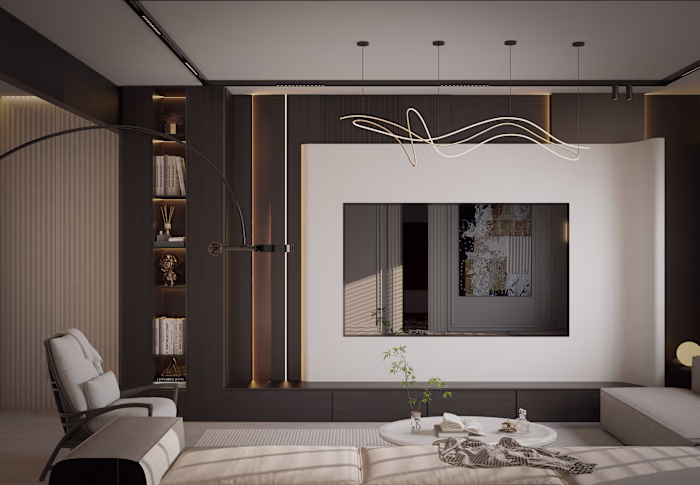 Luxury Living Room Interior |