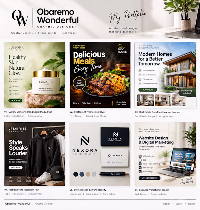 “A modern graphic design project