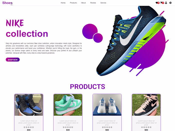 Shoe online shop