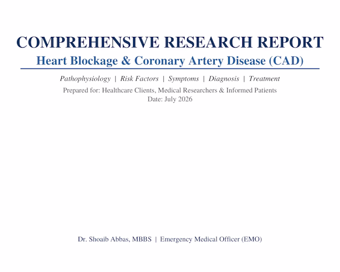 In-depth clinical report on Coronary