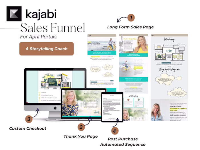 Strategic Sales Page for a Storytelling Coach
