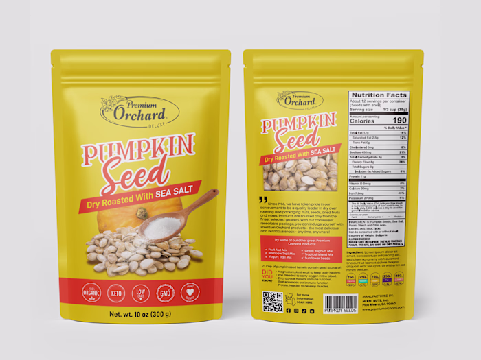 Pumpkin Seed Pouch Design