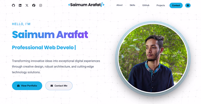 Designed my portfolio website.