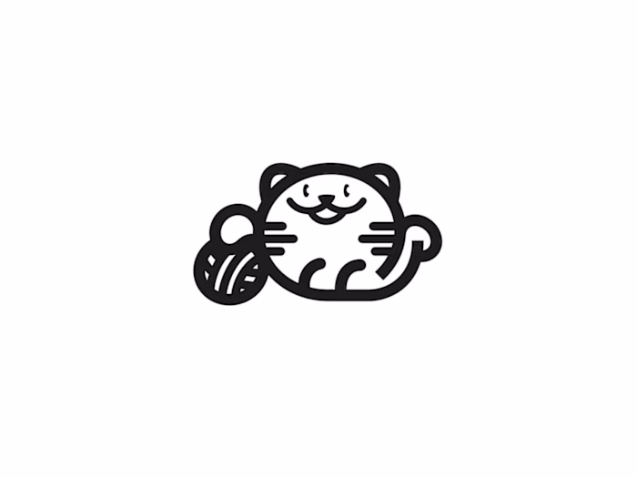 Cat Playing Wool Ball Logo © Anh Do 2025. Learn more: https:...