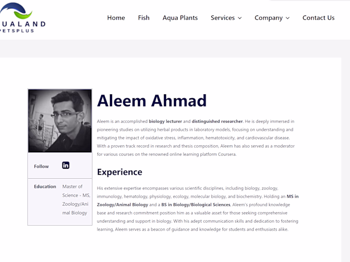 Aleem Ahmad