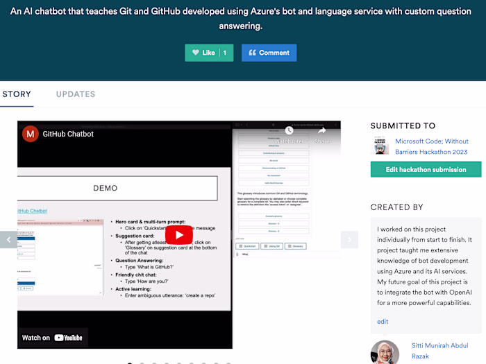 GitHub Chatbot