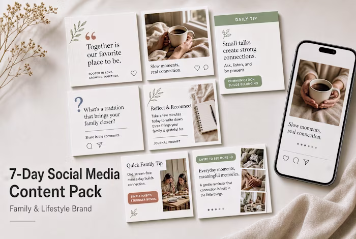 7-Day Social Media Content Pack