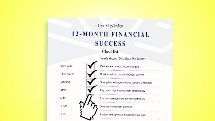 Fillable PDF Checklist Lead Magnet for Coaches