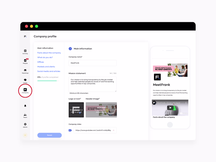 Mobile App & Dashboard re-design