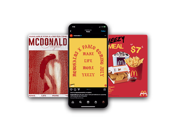 Kanye West X McDonald's Collab