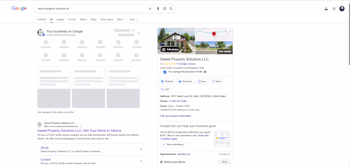 Google Business Profile optimization and