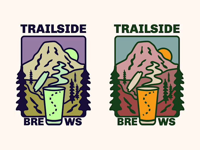 Merch Design for Trailside Brews