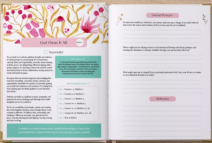 Devotional Journal.
This project showcases a