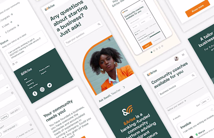 Identity and UX/UI Design for a banking platform