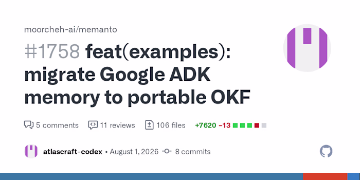 Google ADK → Memanto Migration — 10/10 Verified